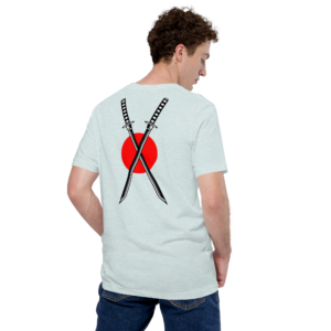 T-shirt Samurai con due katane incrociate — Lerian streetwear